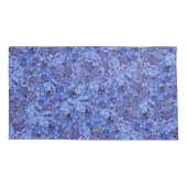 Taie d'oreiller florale Hydrangea Bleu Brillant (Dos)