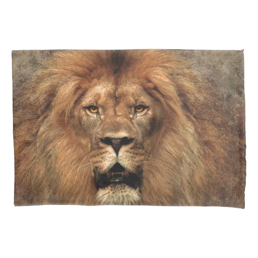 Taie d'oreiller Lion (devant)