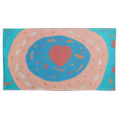 Taie d'oreiller Love Circles (devant-gauche)