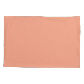 Taie d'oreiller orange pâle (Dos-gauche)