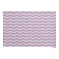 Taie d'oreiller pourpre de motif de zigzag de