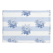 Taie d'oreiller rose de norme de myrtille du (Dos-gauche)