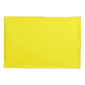 Taie d'oreiller simple classée par norme jaune (Dos)