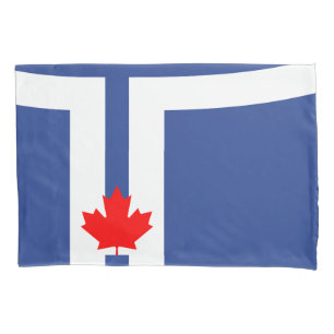Taie d'oreiller simple patriotique avec drapeau de