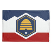 Taie d'oreiller simple patriotique avec drapeau de (Dos)