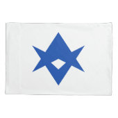 Taie d'oreiller simple patriotique avec drapeau de (Dos)
