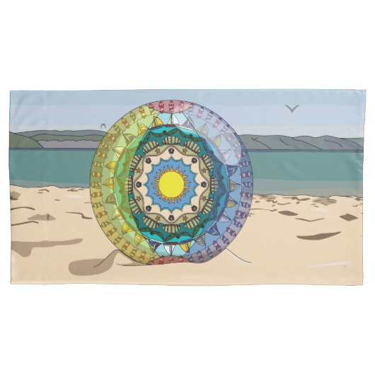 Taie d'oreiller Soleil d'été (devant)