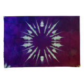 Taie d'oreiller Tie Dye Violet (devant-Droit)