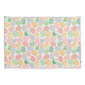 Taie d'oreiller vintage du motif | d'oeufs de (Dos-Droit)