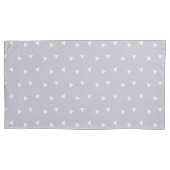 Taies d'oreiller à motif Triangles Gris (devant-gauche)