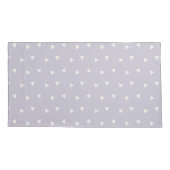 Taies d'oreiller à motif Triangles Gris (Dos-gauche)