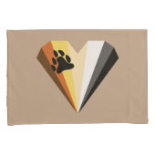 Taies d'oreiller Bear Heart Pride (devant-Droit)