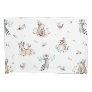 Taies d'oreiller d'animal de région boisée