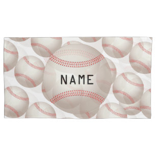 Taies d'oreiller de motif de base-ball