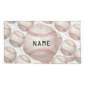 Taies d'oreiller de motif de base-ball (Dos-gauche)