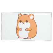Taies d'oreiller Happy Hamster (devant-gauche)