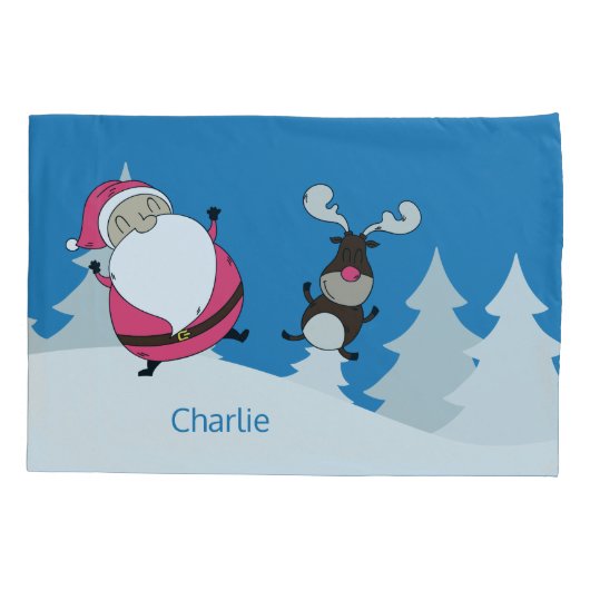 Taies d'oreiller nommées faites sur commande (Dos)