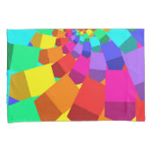 Taies d'oreiller psychédéliques de spirale (devant-Droit)