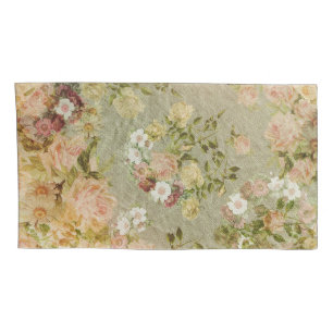 Taies d'oreiller roses victoriennes, grandes