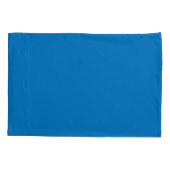 Taies d'oreiller uni bleu français (Dos-gauche)