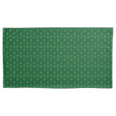 Taies d'oreiller vert roi Mid Mod Garland (devant-gauche)