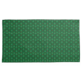 Taies d'oreiller vert roi Mid Mod Garland (devant-Droit)