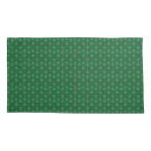 Taies d'oreiller vert roi Mid Mod Garland (Dos-gauche)