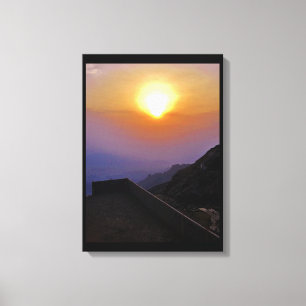 Taif Sunset Canvas Afdruk