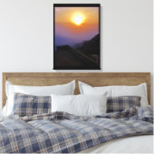 Taif Sunset Canvas Afdruk (Insitu (Slaapkamer))