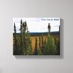 Taiga Summer Canvas Afdruk