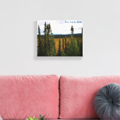 Taiga Summer Canvas Afdruk (Insitu (Woonkamer))