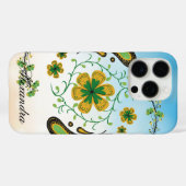 Taiji Flower – Groene en Gele Bloemkunst Case-Mate iPhone Case (Achterkant (horizontaal))