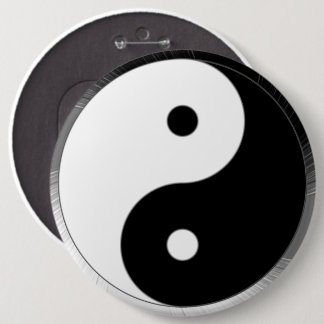 Taijitu Ronde Button 6,0 Cm
