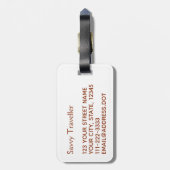 Taiko Drum Gifts ID Label Kawaii Beren Taiko afspe Bagagelabel (Achterkant verticaal)