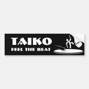 Taiko - Voel het Beat - Bumpersticker