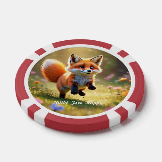 "Tail-Chasing Fun" Poker Chips (Enkel)