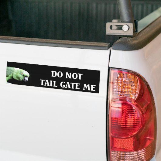 Tail Gate niet Bumpersticker (Op Truck)