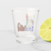Tail harem shot glas (Achterkant)