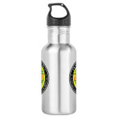 Tail of the Dragon Road US 129 Motorcycle 01 Waterfles (Achterkant)