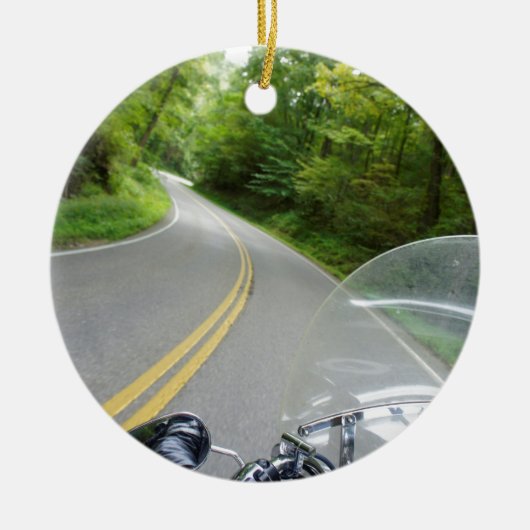 Tail van de draak keramisch ornament (Voorkant)