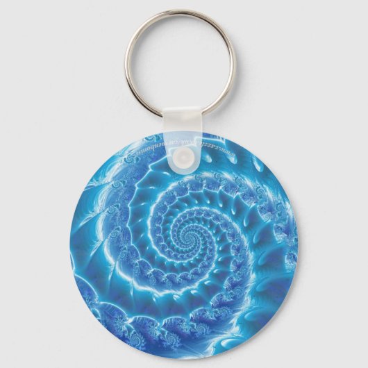 Tail van de Ice Dragon Sleutelhanger (Voorkant)