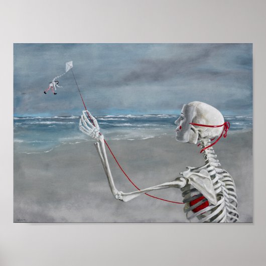 "Tail van de Kite" van het Poster Christiane Cegav (Voorkant)