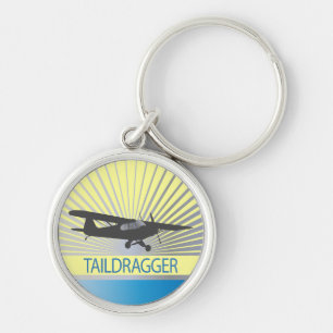 Taildragger-vliegtuig Sleutelhanger