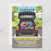 Tailgate Auto Voetbalwedstrijd BBQ Bier Tailgate F Kaart (Voorkant)