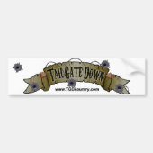 Tailgate Down Bumpersticker (Voorkant)