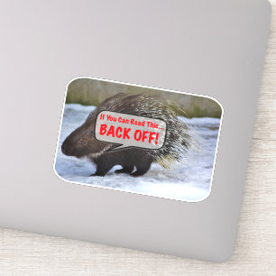 Tailgate me niet sticker