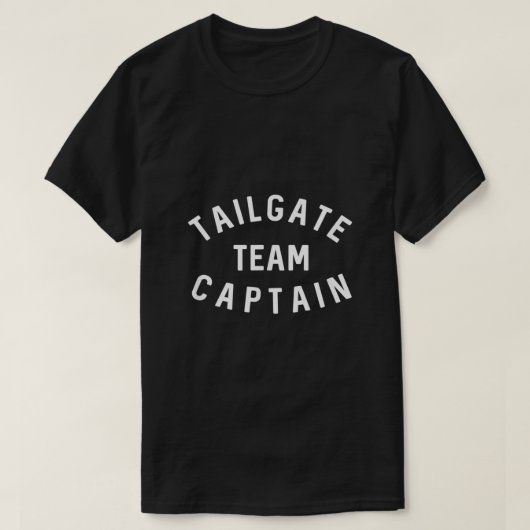 Tailgate Team Kapitein Funny Tailgating Shirt (Design voorkant)