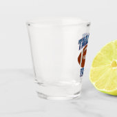 Tailgate Time Blue Custom Shot Glas (Links)