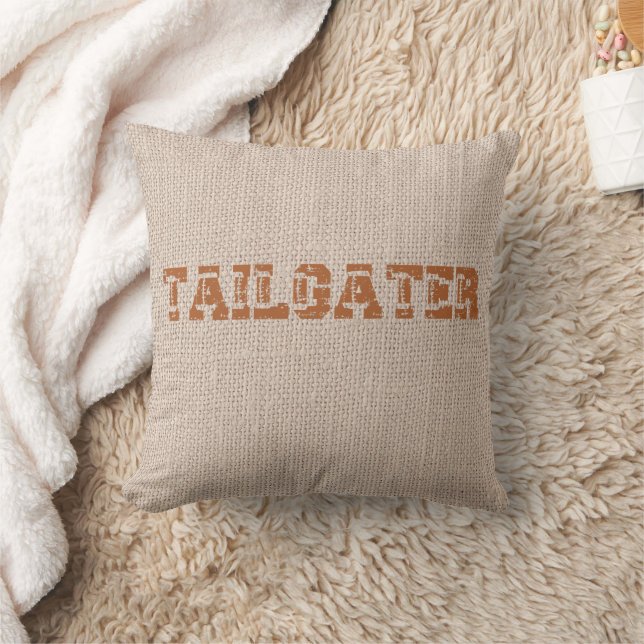 Tailgater-Football typografie Kussen (Deken)