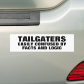 Tailgaters: Confused Facts and Logic Bumpersticker (Op auto)